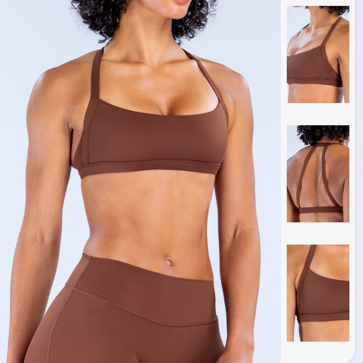 Sports Bra Racerback - Спортивный бюстгальтер для йоги, женский, ударопрочный,